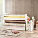 Cama midi con escritorio Cama midi con escritorio Blanco