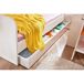 Cama midi con escritorio Cama midi con escritorio Blanco