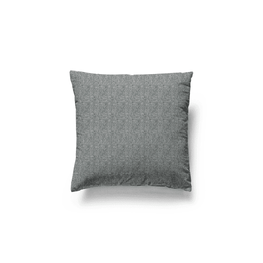 Capa de almofada em lona Cinza 50x50cm Donegal Collections