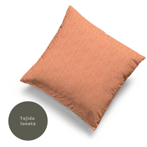Capa de almofada em lona Rosa 45x45cm Donegal Collections Capa de almofada em lona Rosa 45x45cm Donegal Collections