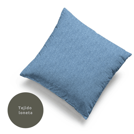 Capa de almofada em lona Azul 50x50cm Donegal Collections