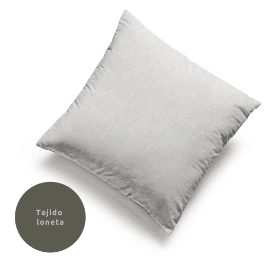 Capa de almofada em lona Branco 50x50cm Donegal Collections Capa de almofada em lona Branco 50x50cm Donegal Collections