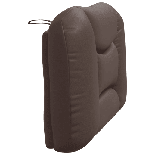 vidaXL Almofadão de cabeceira Hvar 90 cm couro artificial castanho vidaXL Almofadão de cabeceira Hvar 90 cm couro artificial castanho
