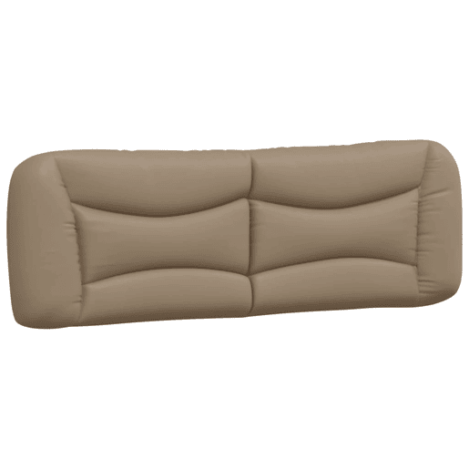vidaXL Almofadão de cabeceira Hvar 160 cm couro artificial cappuccino vidaXL Almofadão de cabeceira Hvar 160 cm couro artificial cappuccino