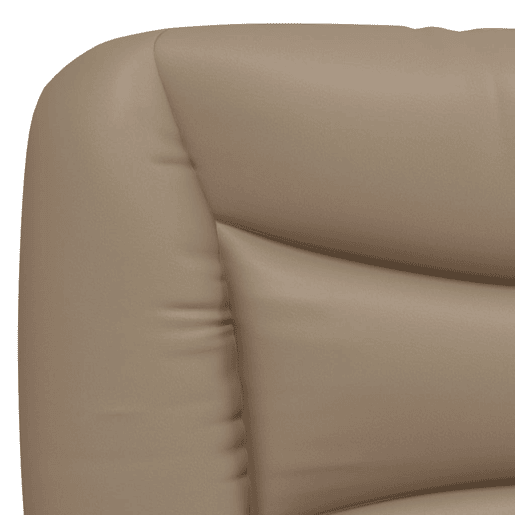 vidaXL Almofadão de cabeceira Hvar 160 cm couro artificial cappuccino vidaXL Almofadão de cabeceira Hvar 160 cm couro artificial cappuccino