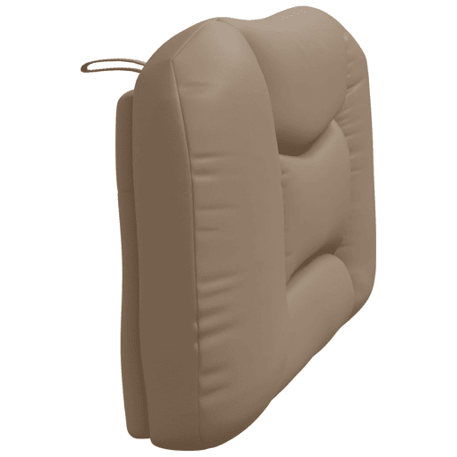 vidaXL Almofadão de cabeceira Hvar 100 cm couro artificial cappuccino vidaXL Almofadão de cabeceira Hvar 100 cm couro artificial cappuccino