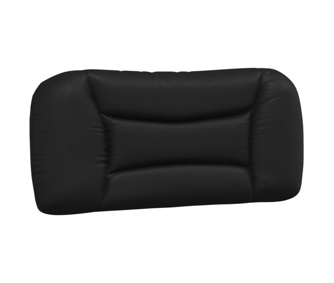 Vidaxl cabecero de cama acolchado hvar cuero sintético negro 80 cm