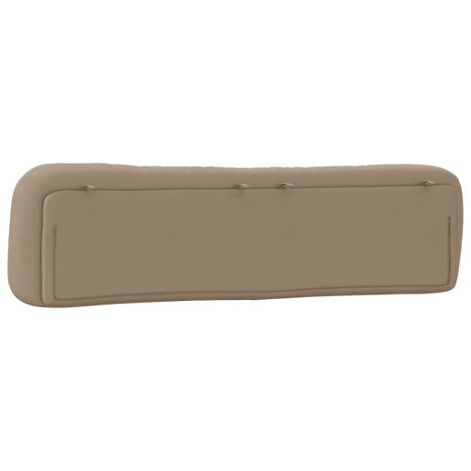 vidaXL Almofadão de cabeceira Hvar 200 cm couro artificial cappuccino