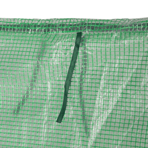 Outsunny Estufa Pequena Estufa de Exterior com Proteção Dupla Janelas e Estrutura de Aço Estufa para Cultivos de Plantas e Flores 180x90x90 cm Verde