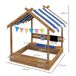 Arenero para Niño Madera de Abeto Outsunny Arenero para Niño Madera de Abeto Outsunny Marrón