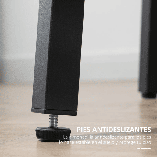 HOMCOM Mesa de Sala de Jantar Redonda para 4 Pessoas Mesa de Cozinha Moderna com Pés de Aço Ø80x76 cm Marrom e Preto