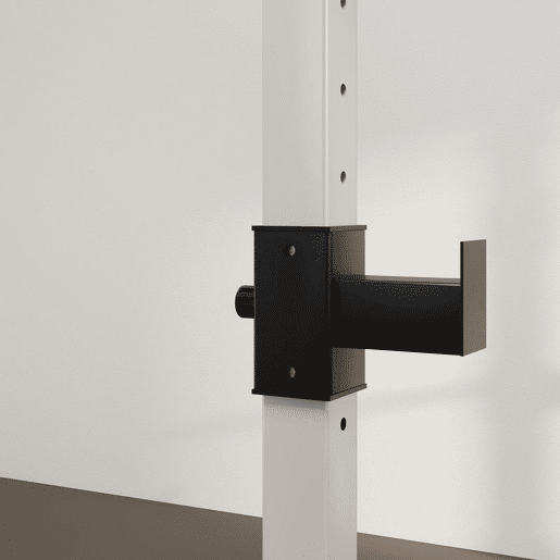 HOMCOM Suporte para Barras de Pesos Ajustável Estante Multifuncional 2 Peças de Aço Treinamento em Casa Peso 200 kg 58,5x75,5x136-176 cm Prata e Preto HOMCOM Suporte para Barras de Pesos Ajustável Estante Multifuncional 2 Peças de Aço Treinamento em Casa Peso 200 kg 58,5x75,5x136-176 cm Prata e Preto