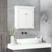 Armario de Pared MDF kleankin, hogar - baño Armario de Pared MDF kleankin, hogar - baño Blanco