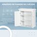 Armario de Pared MDF kleankin, hogar - baño Armario de Pared MDF kleankin, hogar - baño Blanco