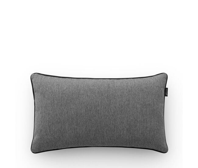 Funda de cojín eysa valeria gris oscuro 30 x 50 cm