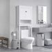 Estante sobre Inodoro MDF HOMCOM, hogar - baño Estante sobre Inodoro MDF HOMCOM, hogar - baño Blanco