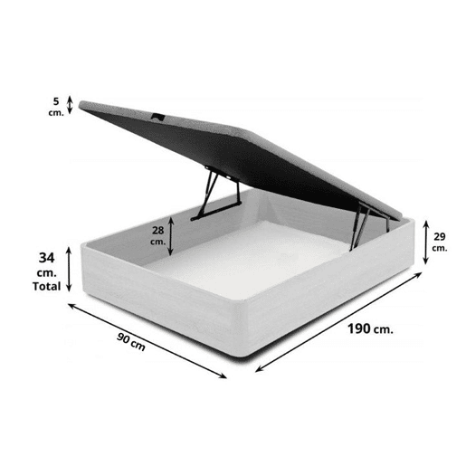 Cama Canapé Dobrável + Colchão