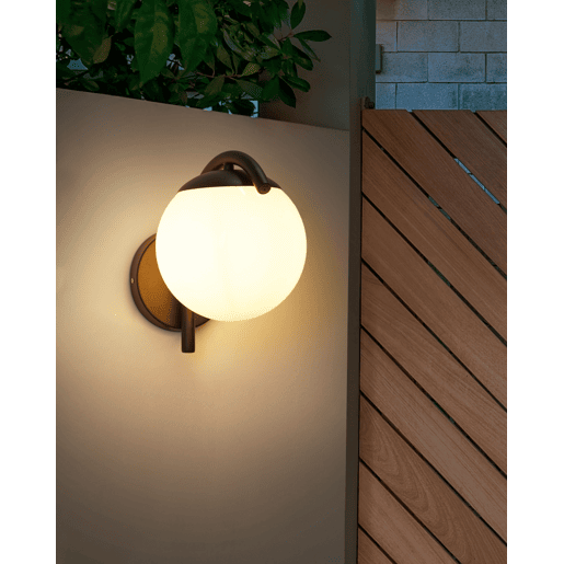 Beliani Iluminação de parede para exterior KULSI