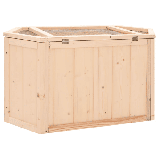 vidaXL Gaiola para hamster 80x40x43 cm madeira de abeto maciça vidaXL Gaiola para hamster 80x40x43 cm madeira de abeto maciça