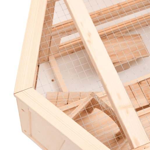 vidaXL Gaiola para hamster 80x40x43 cm madeira de abeto maciça vidaXL Gaiola para hamster 80x40x43 cm madeira de abeto maciça