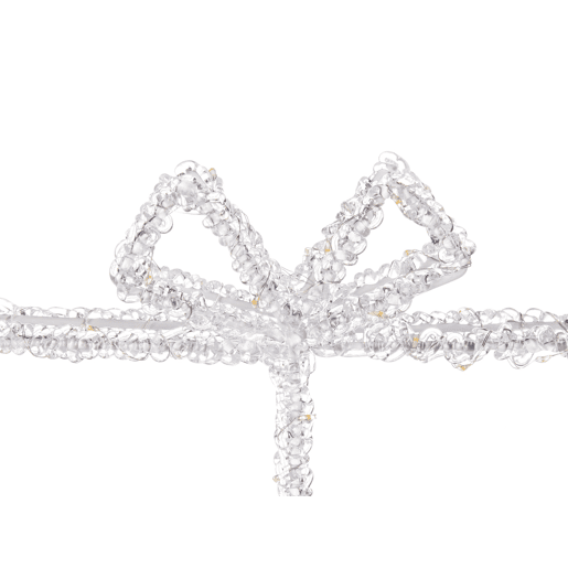 Decoração LED presente de Natal branco 25 cm KEMI Decoração LED presente de Natal branco 25 cm KEMI