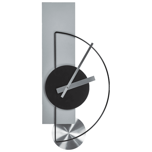 Relógio de parede CEVINS 31 cm Metal Cinzento claro