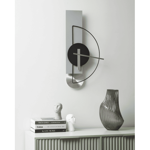 Relógio de parede CEVINS 31 cm Metal Cinzento claro