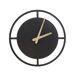 Beliani Reloj de pared TRIENT Beliani Reloj de pared TRIENT Negro