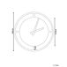 Beliani Reloj de pared TRIENT Beliani Reloj de pared TRIENT Negro