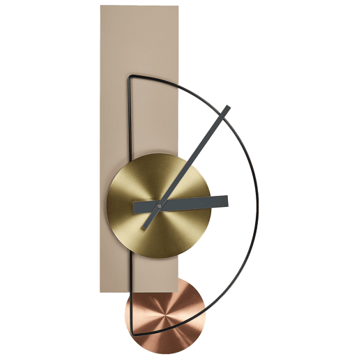 Relógio de parede CEVINS 31 cm Metal Creme