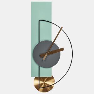 Relógio de parede CEVINS 31 cm Metal Verde claro