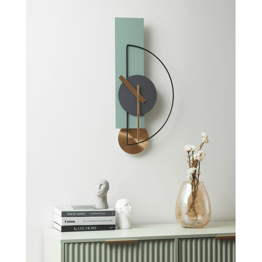 Relógio de parede CEVINS 31 cm Metal Verde claro