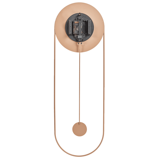 Relógio de parede SALVAN 20 cm Metal Rosa pêssego