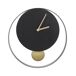 Beliani Reloj de pared MAGLAND Beliani Reloj de pared MAGLAND Negro