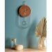 Beliani Reloj de pared SIERRE Beliani Reloj de pared SIERRE Madera Oscura