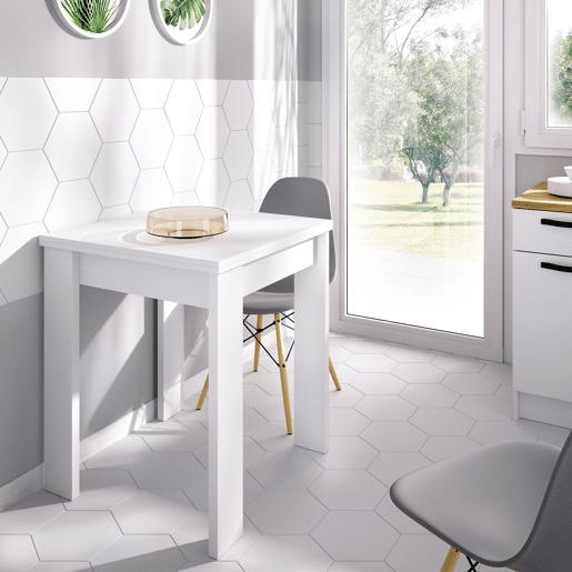 Bok uma mesa extensível de jantar ou cozinha.