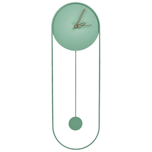 Relógio de parede SALVAN 20 cm Metal Verde claro