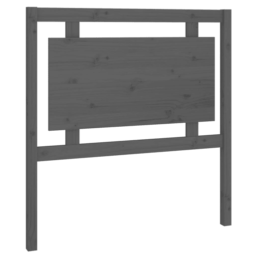 vidaXL Cabeceira de cama 95,5x4x100 cm pinho maciço cinzento vidaXL Cabeceira de cama 95,5x4x100 cm pinho maciço cinzento