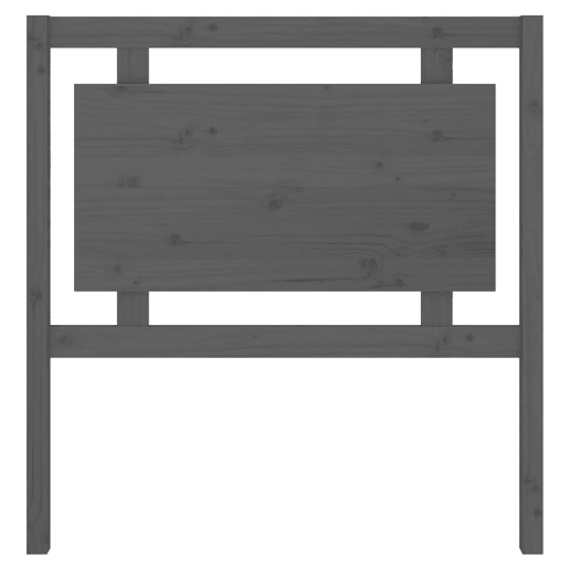 vidaXL Cabeceira de cama 95,5x4x100 cm pinho maciço cinzento vidaXL Cabeceira de cama 95,5x4x100 cm pinho maciço cinzento