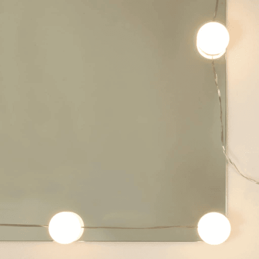 vidaXL Armário espelhado com LED 60x31,5x62 cm carvalho fumado