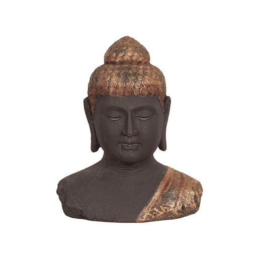 Acessório decorativo Buda CARUM Cerâmica Preto