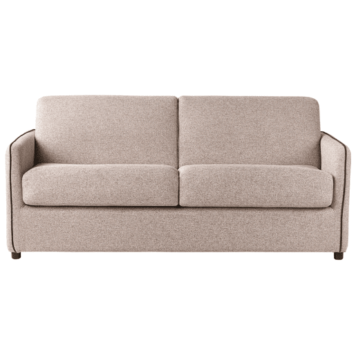 Sofá-cama ISHOJ Tecido Castanho claro 2 lugares Sofá-cama ISHOJ Tecido Castanho claro 2 lugares