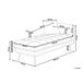 Beliani Chaise longue derecho Terciopelo GONESSE Beliani Chaise longue derecho Terciopelo GONESSE Gris
