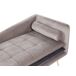 Beliani Chaise longue derecho Terciopelo GONESSE Beliani Chaise longue derecho Terciopelo GONESSE Gris