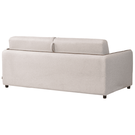 Sofá-cama ISHOJ Tecido Creme claro 2 lugares