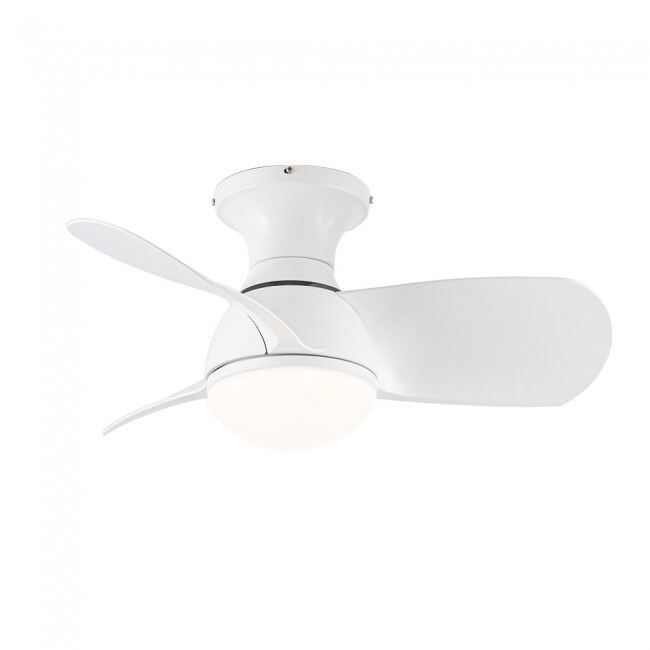 Ventilador de techo LED Mancado CCT Dim (20W)  Acero - ABS PVC