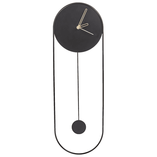 Relógio de parede SALVAN 20 cm Metal Preto