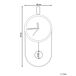 Beliani Reloj de pared SIERRE Beliani Reloj de pared SIERRE Negro