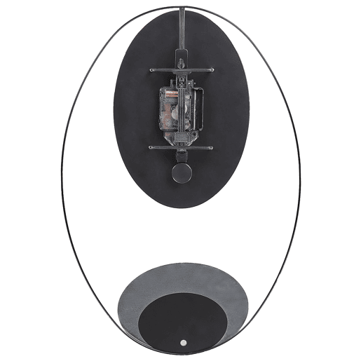 Relógio de parede MANIGOD 32 cm Metal Preto