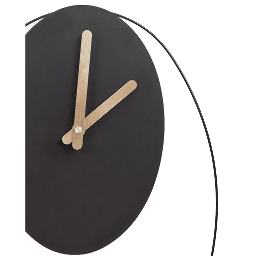 Relógio de parede MANIGOD 32 cm Metal Preto